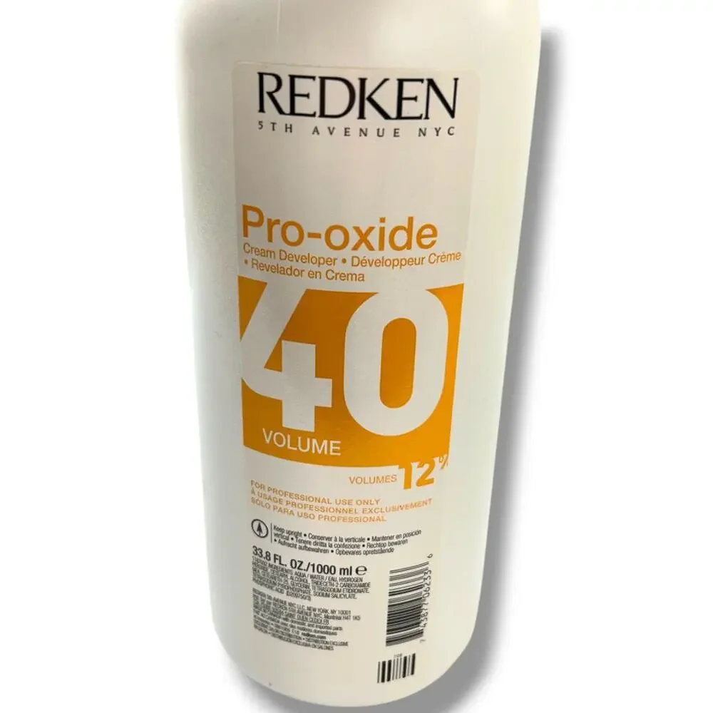 Redken Pro-Oxide 40 Volume 12% Cream Developer 33.8oz 1000ml